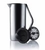 Menu COFFEE Stalowy Termiczny Zaparzacz Tłokowy do Kawy typ French Press 1 l / Srebrny Połysk